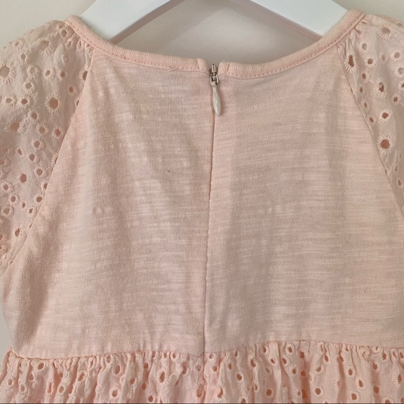 CARREMENT BEAU Pink Eyelet Dress 18 months - Picture 10 of 15